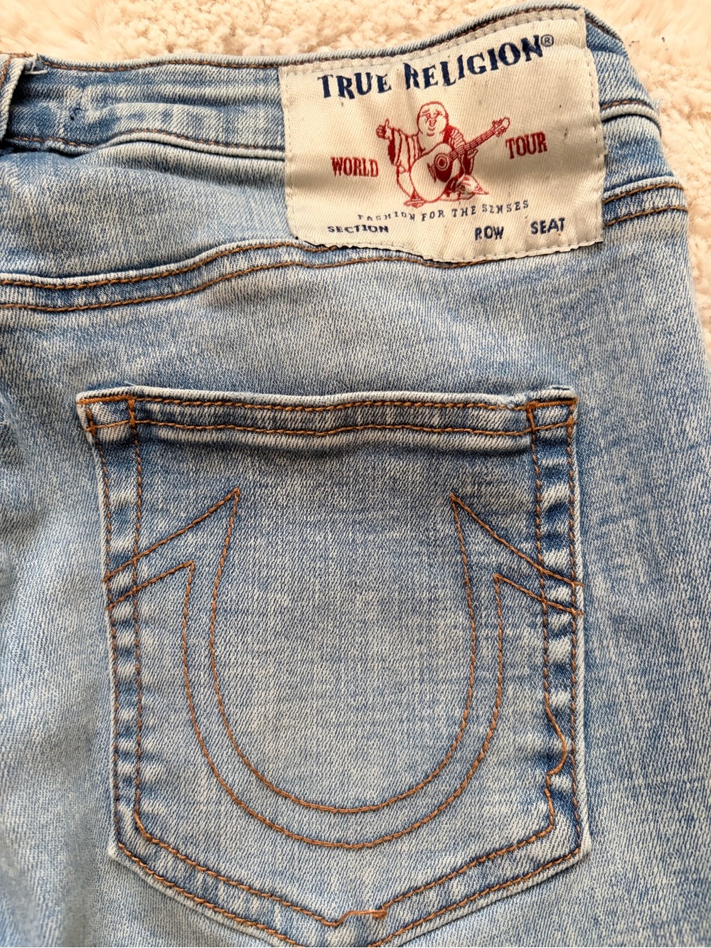 True Religion Women's Light Wash Skinny Jeans - Picture 3 of 6